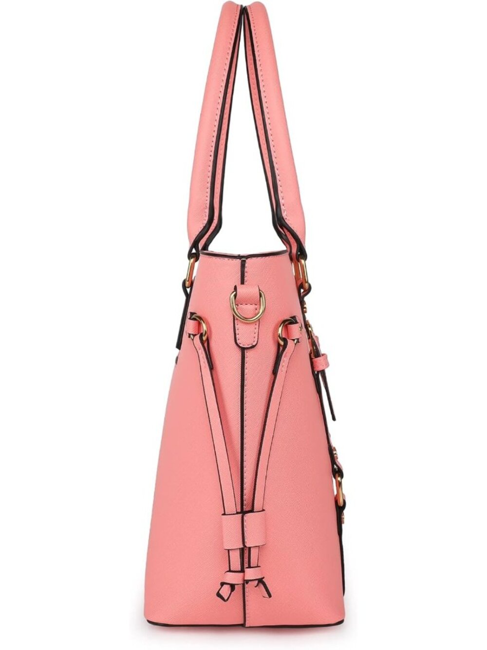 Stylish 3PC Women's Tote Bag, Wallet & Shoulder Satchel Handbag Set - Chic - Picture 6 of 6